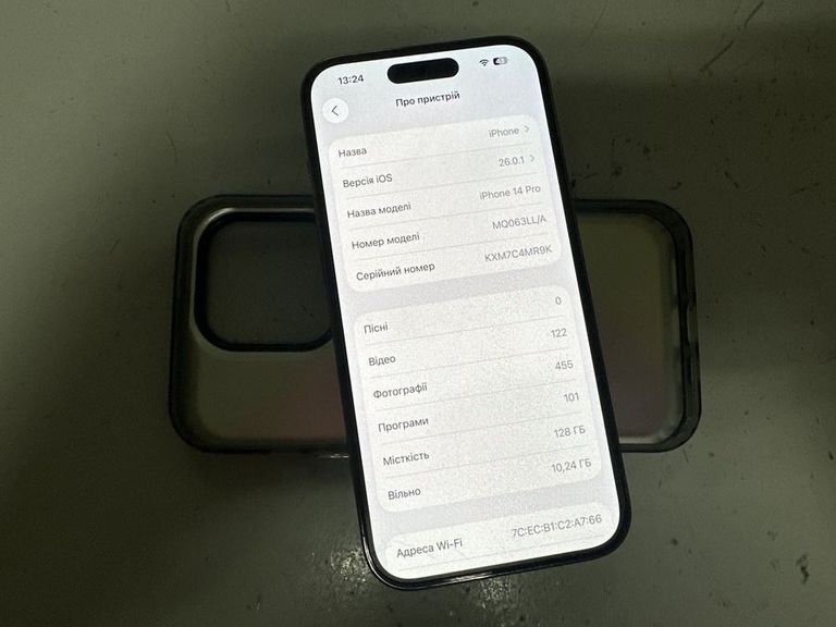 Дешево Apple iPhone 14 Pro 128GB eSIM Space Black (MPXT3) з ломбарду