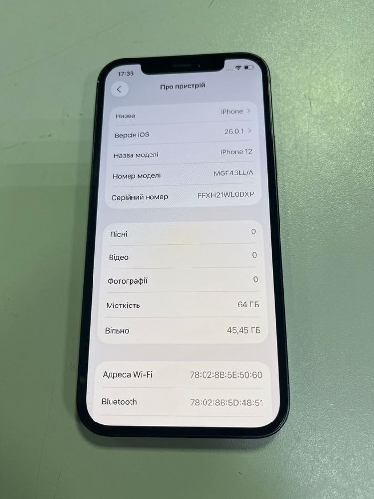 Дешиво Apple iPhone 12 64GB Black (MGJ53/MGH63) с ломбарда