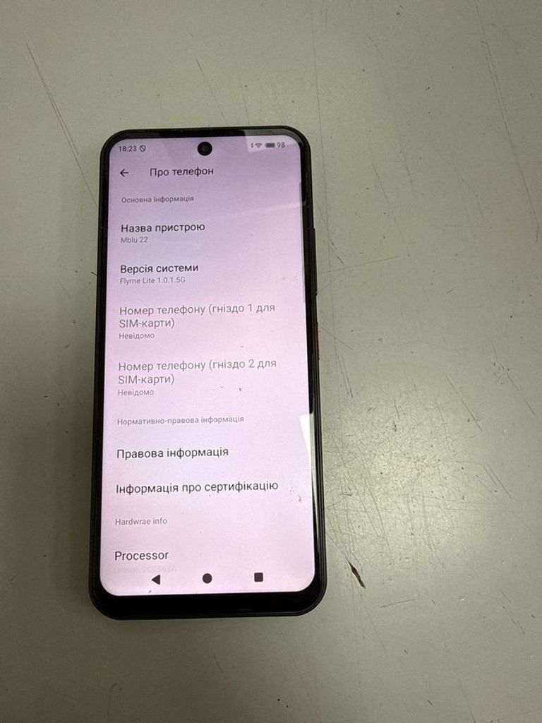 Оголошення Meizu mblu 22 4/128gb Б/У