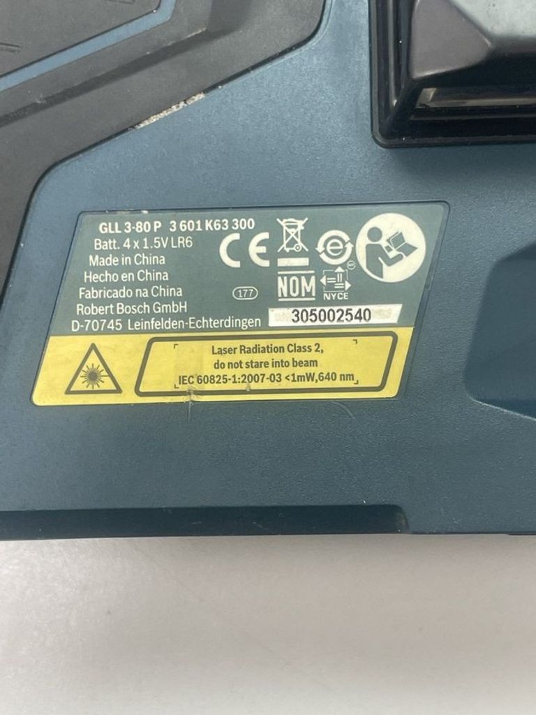 Оголошення Bosch gll 3-80 cg professional + bm 1 + l-boxx Б/У