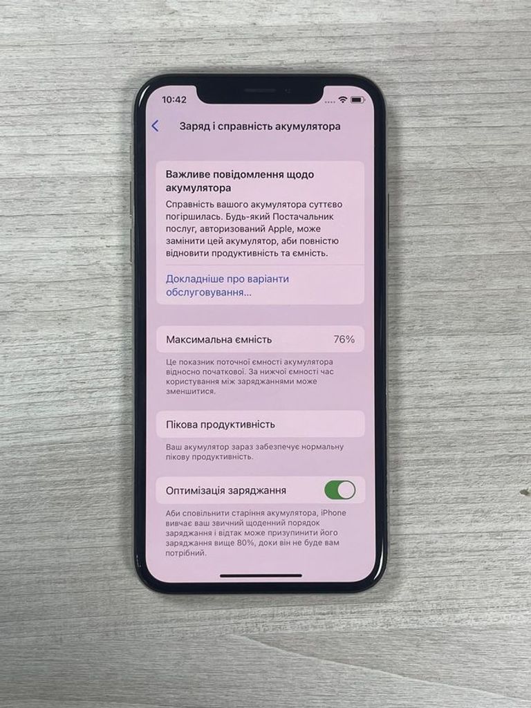 Оголошення Apple iphone x 256gb Б/У