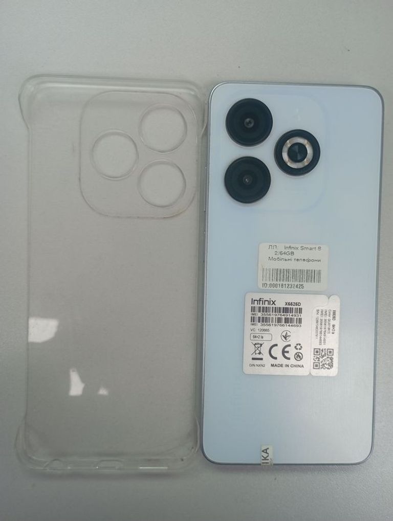 Купити Infinix Smart 10 HD 2/64GB Sleek Black Б/У