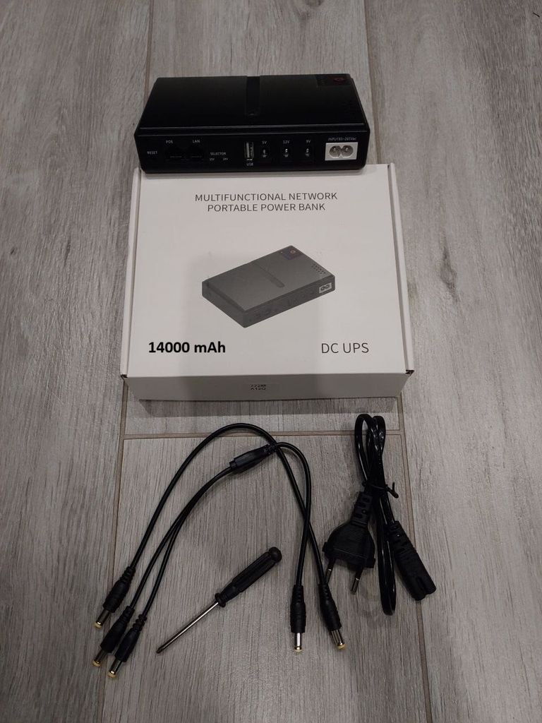 Купить DC UPS 14000mAh для роутера WiFi ONU  Б/У