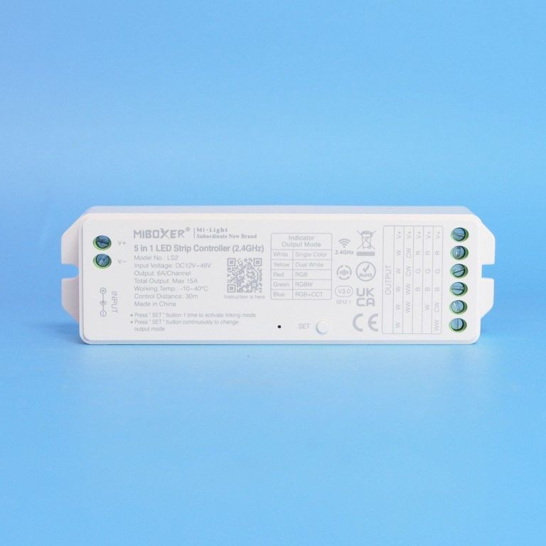 Купить Mi-light Smart WB5 (TK-WB5) RGB+CCT 2в1: Wi-Fi, Bluetooth Mesh, 12/24В. Б/У