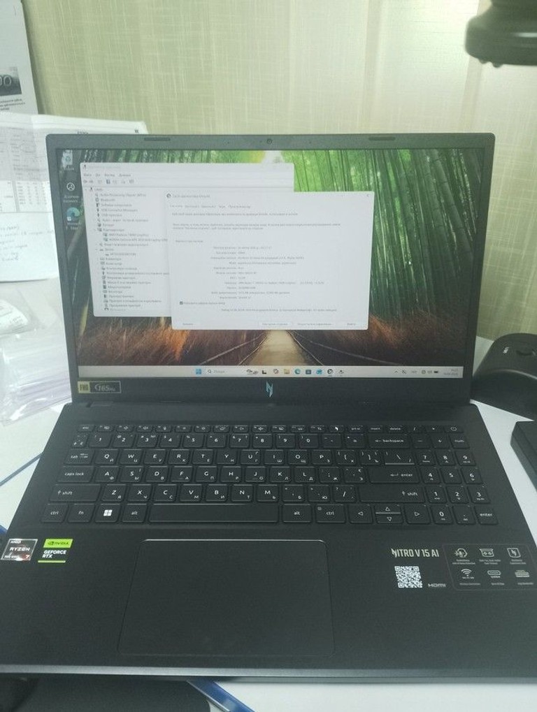 Дешиво Acer 15/ryzen 7 7445hs ddr5/16gb ddr5/hdd *відсутній/ssd 512 gb/geforce rtx3050 6gb с ломбарда