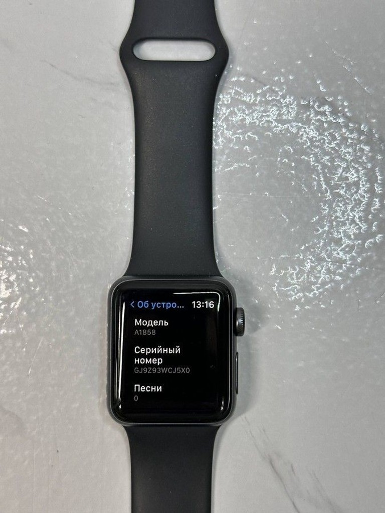 Дешево Apple watch series 3 gps 38mm aluminum case a1858 з ломбарду