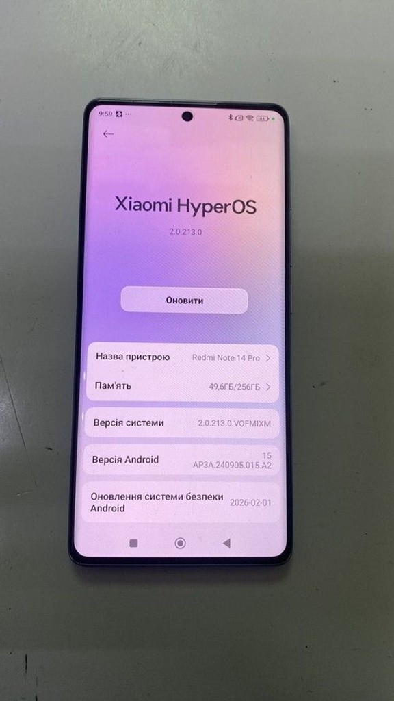 Объявление Xiaomi redmi note 14 pro 8/256gb Б/У