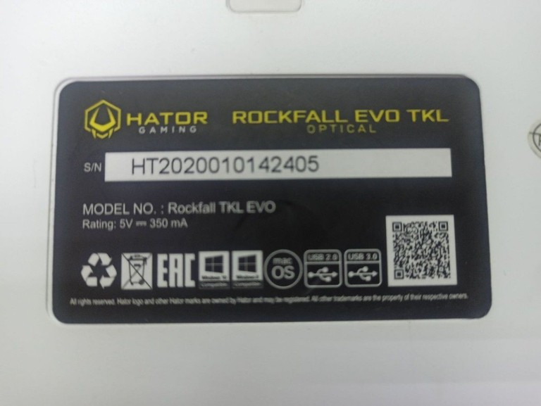 Hator rockfall evo tkl htk-630 Код:01-200953218. Зображення 5