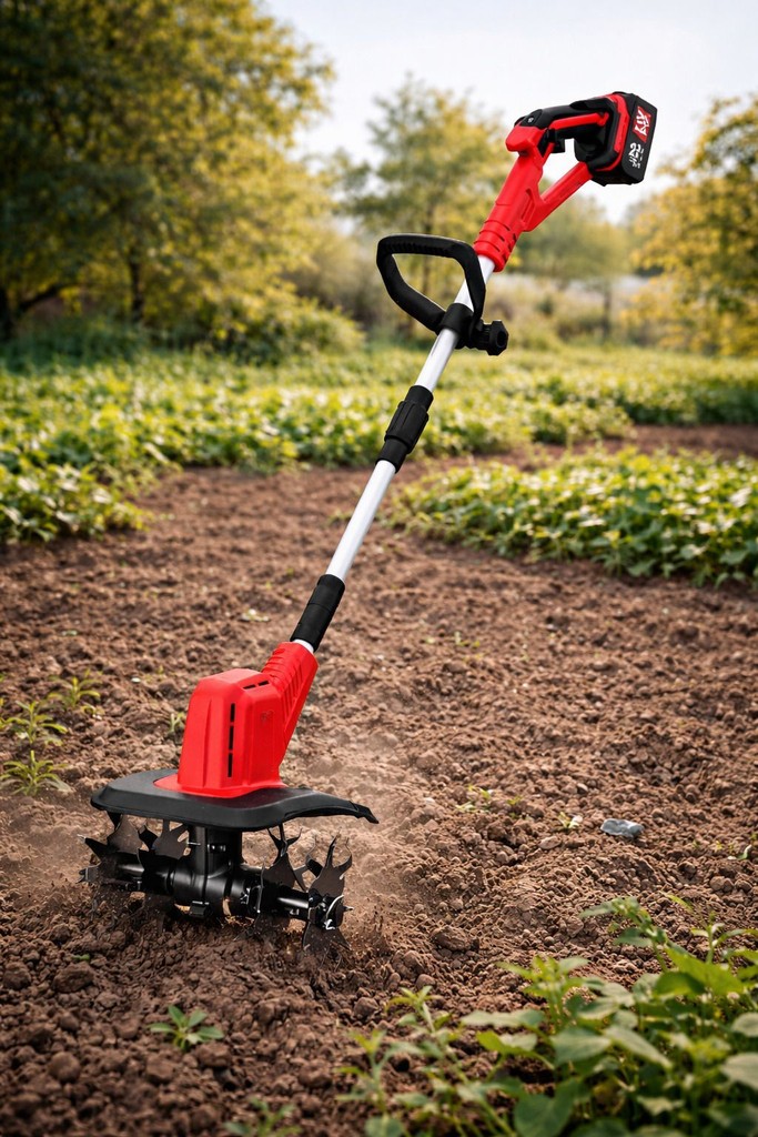 Объявление Cultivator 48V ручний для міста, теплиць та клумб, 2 АКБ Червоний Б/У