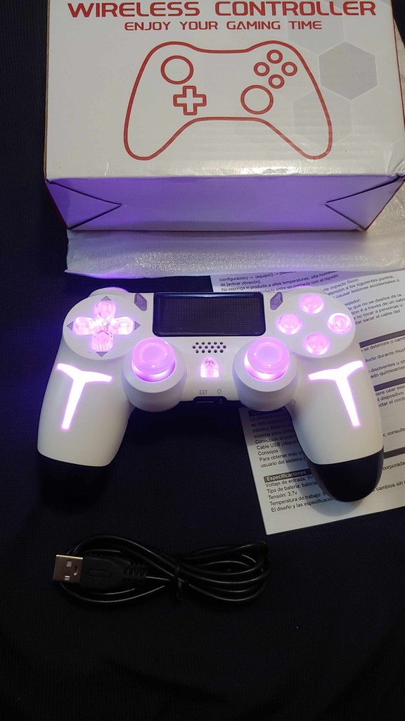 Джойстик Dualshock 4 Ps3 Ps4 ПК Android Gaminja P412 Подсветка геймпад новый Код:null. Зображення 11