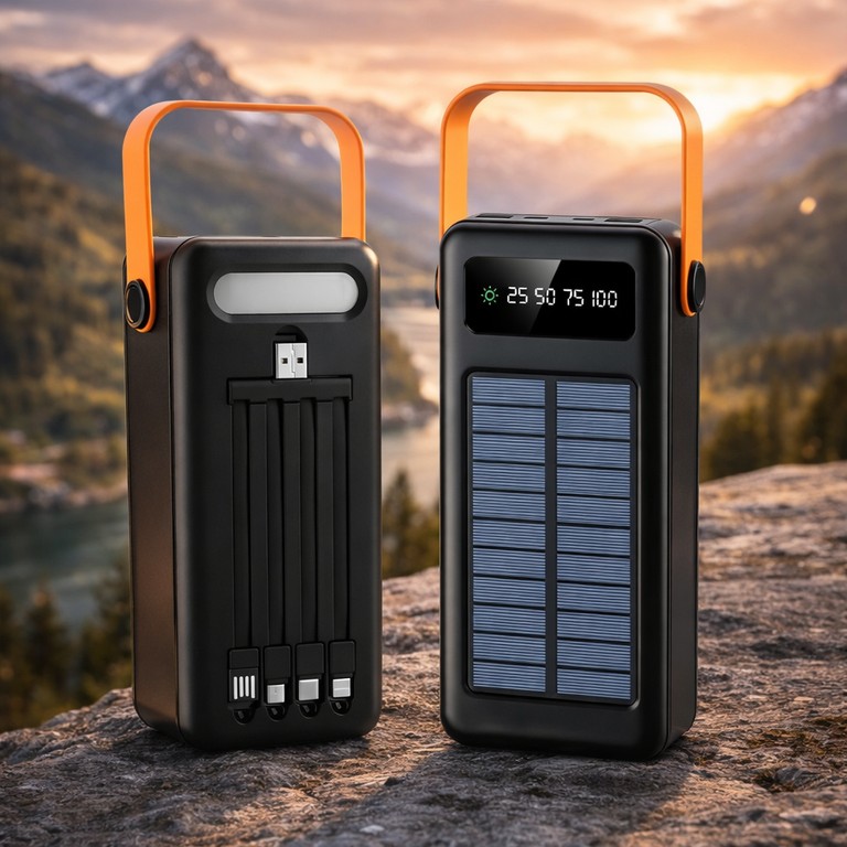 Купити Зовнішній акумулятор / Повербанк YM-636CX 60000mAh / Power Bank SOLAR 4хUSB Б/У