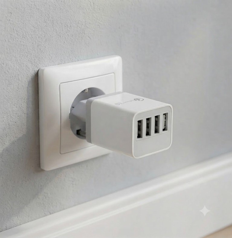 Объявление Fast Charge 220v 4 USB D22 Б/У