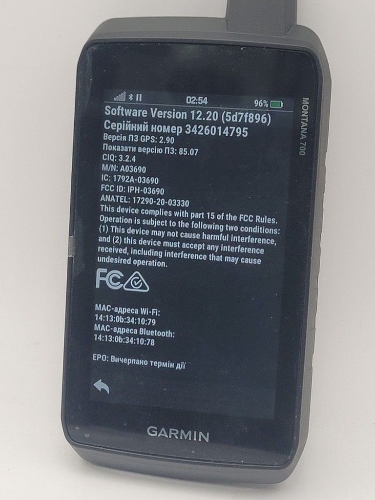 Оголошення Garmin montana 700 Б/У