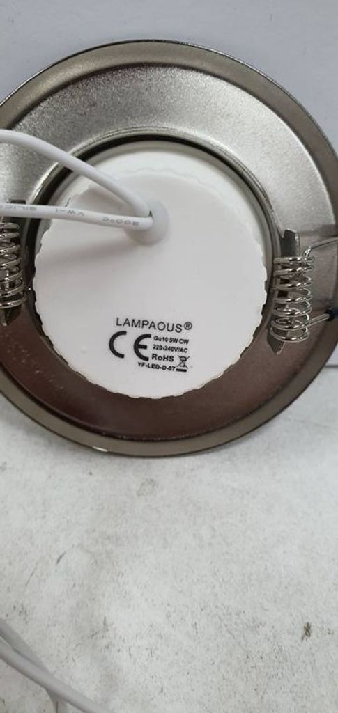 Lampaous gu10 5w cw 2шт