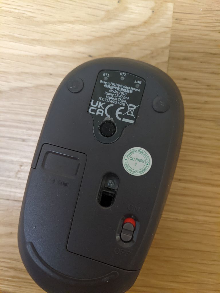 Дешиво Baseus Wireless Mouse F01B Grey Tri-Mode (B01055503833-00) с ломбарда