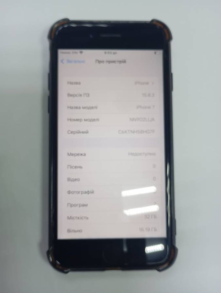 Объявление Apple iphone 7 32gb Б/У
