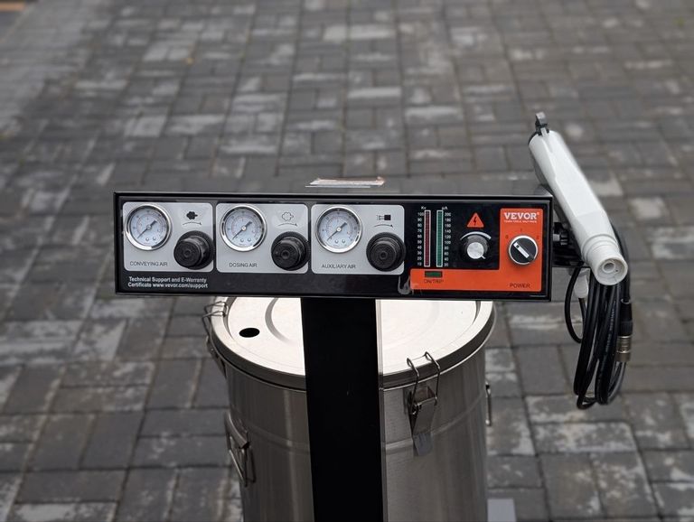 VEVOR, набір для електростатичного порошкового фарбування 50 Вт 100 КВ з 50-літровим Код:null. Зображення 4