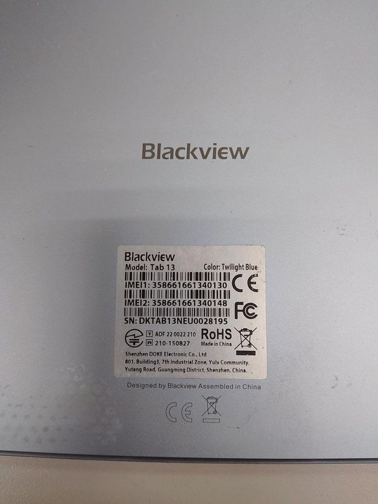 Объявление Blackview tab 13 6/128gb Б/У
