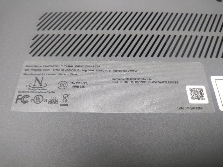 Распродажа Lenovo 15/core i3-n305 ddr5/8gb ddr5/hdd *відсутній/ssd 128 gb/*інтегрована, продавец Техноскарб