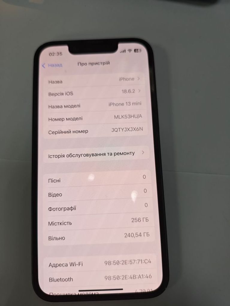 Дешево Apple iphone 13 mini 256gb з ломбарду