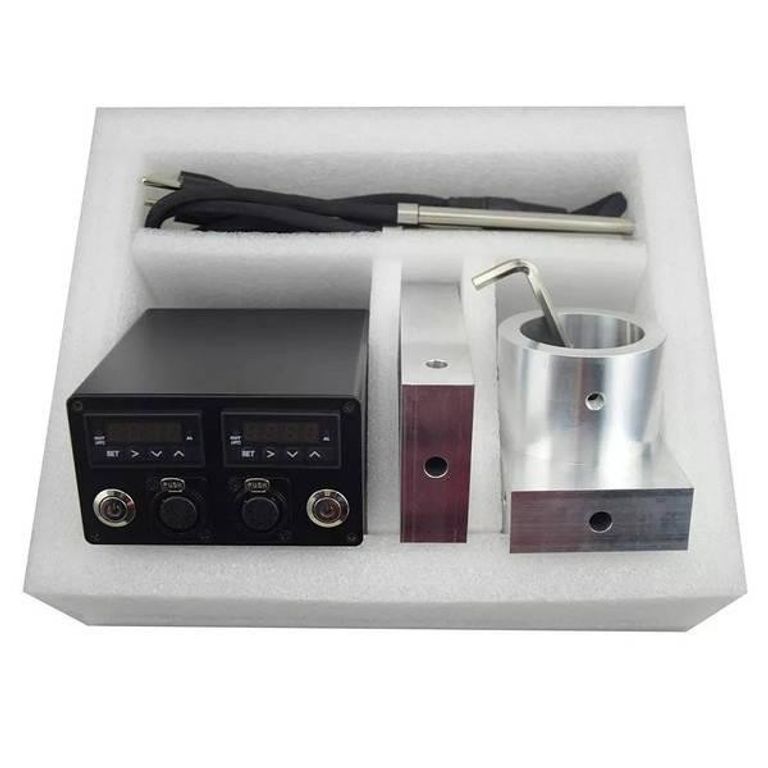 Presstool 3x5 дюйма з двома стрижнями та подвійним контролером PID Код:null. Изображение 4