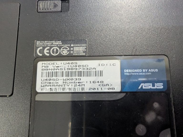 Дешиво Asus 14/core i3 2310m ddr3/12gb ddr3/hdd *відсутній/ssd 120 gb/geforce gt520m с ломбарда