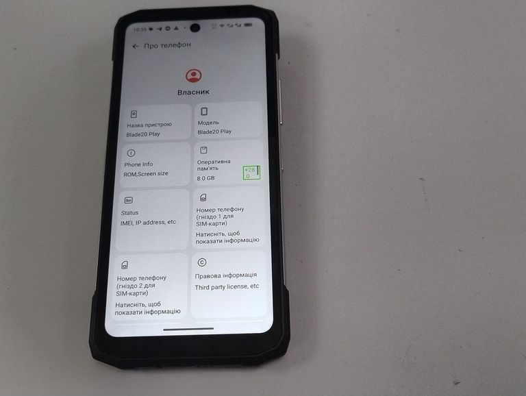 Doogee blade 20 play 8/256gb Код:01-200790582. Зображення 8