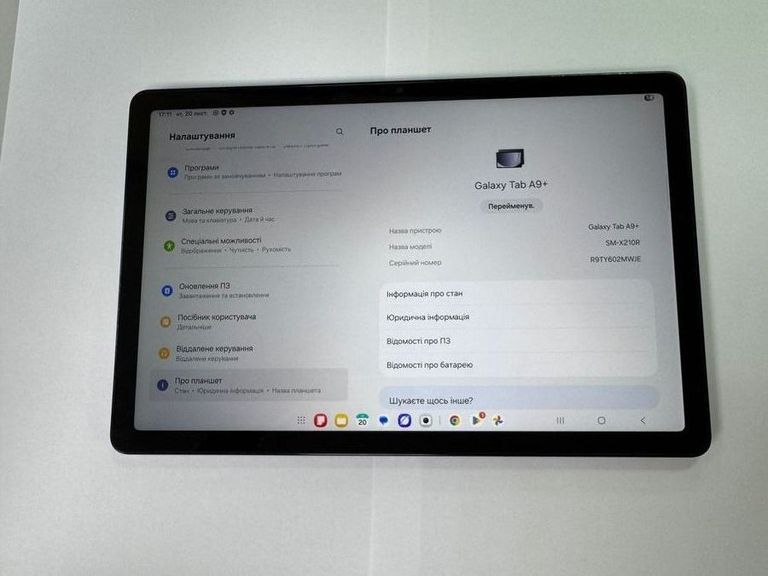 Купити Samsung galaxy tab a9+ 2025 wifi 8/256gb Б/У