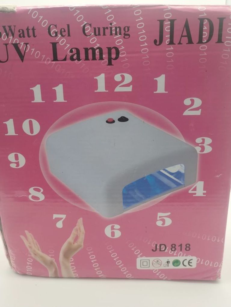 Купити новая УФ лампа для маникюра NBZ JD-818 Mini 36 Вт White Б/У