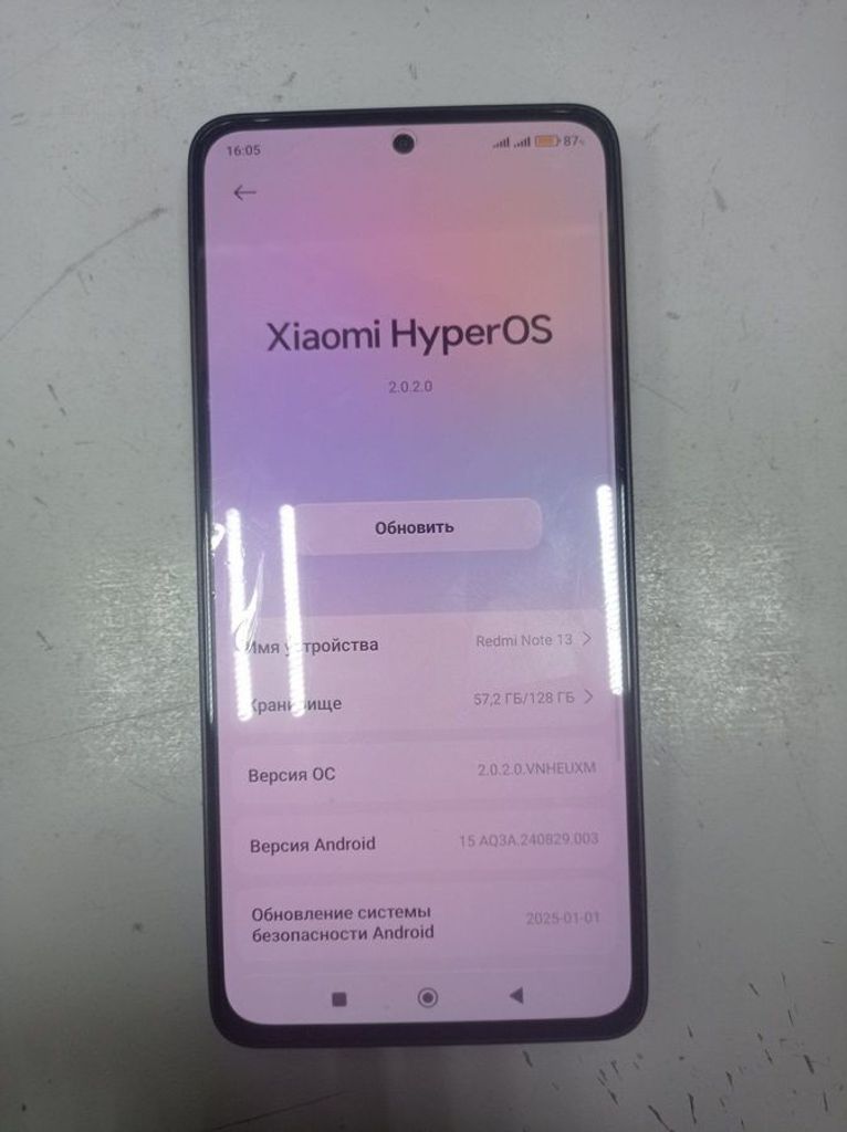 Оголошення Xiaomi redmi note 13 4g 6/128gb Б/У