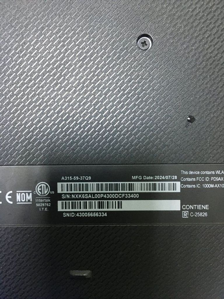 Acer 15/core i3-1215u ddr5/8gb ddr4/hdd *відсутній/ssd 512 gb/*інтегрована Код:01-200840817. Зображення 6