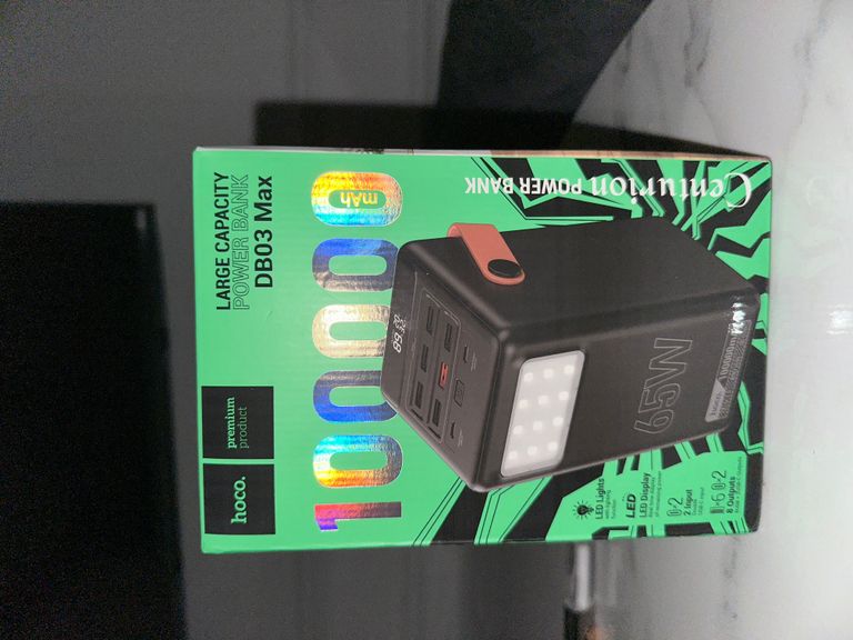 Купити Hoco DB03 Max Centurion 100000mAh 65W Black Б/У