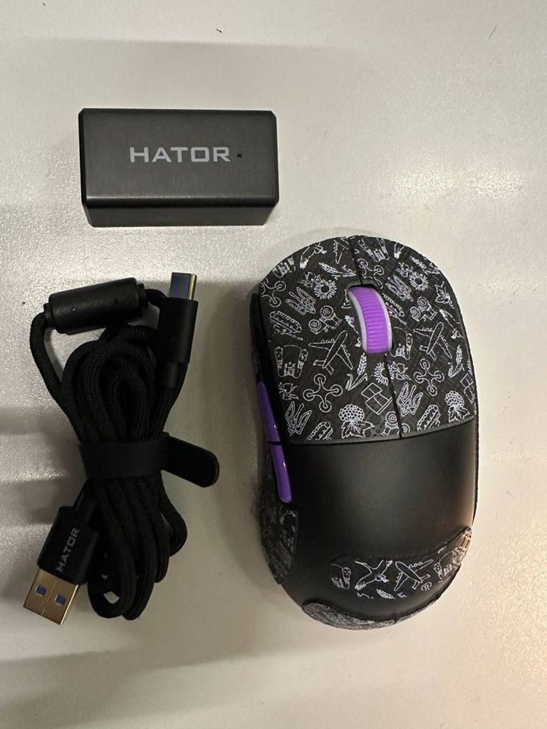 Оголошення Hator Quasar 2 Ultra 4K Wireless White/Lilac (HTM571WL) Б/У