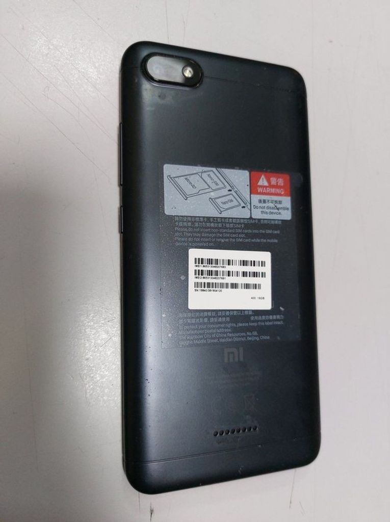 Купити Xiaomi Redmi 6A 2/16GB Black Б/У