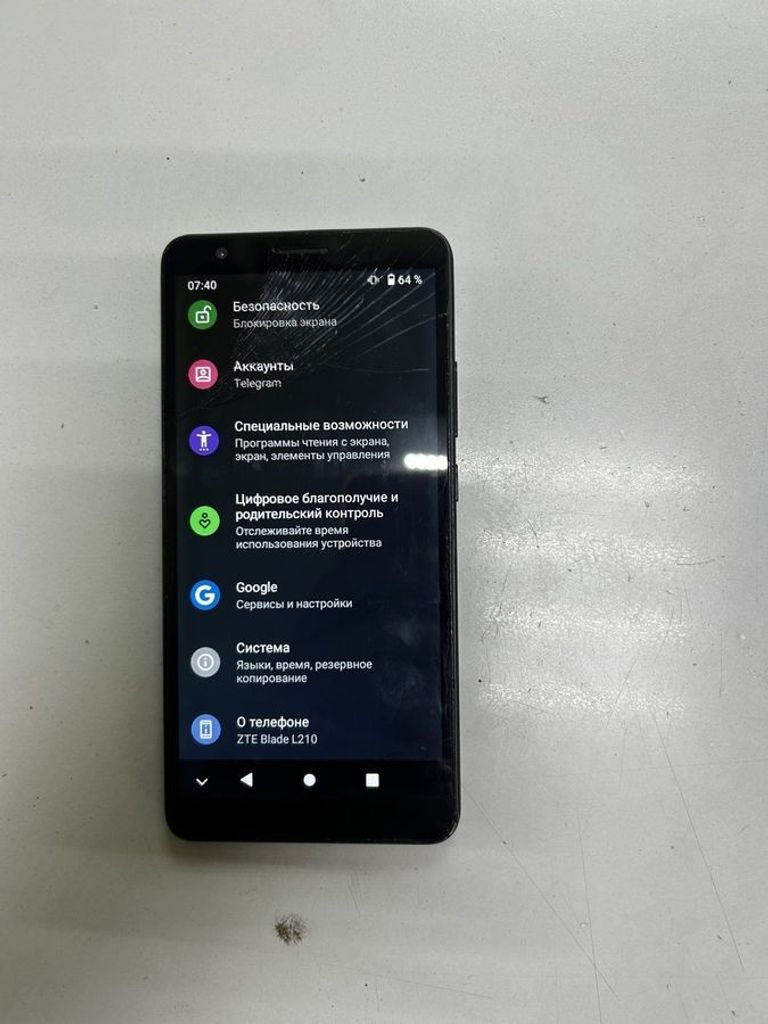 Оголошення Zte Blade L210 1/32GB Black Б/У