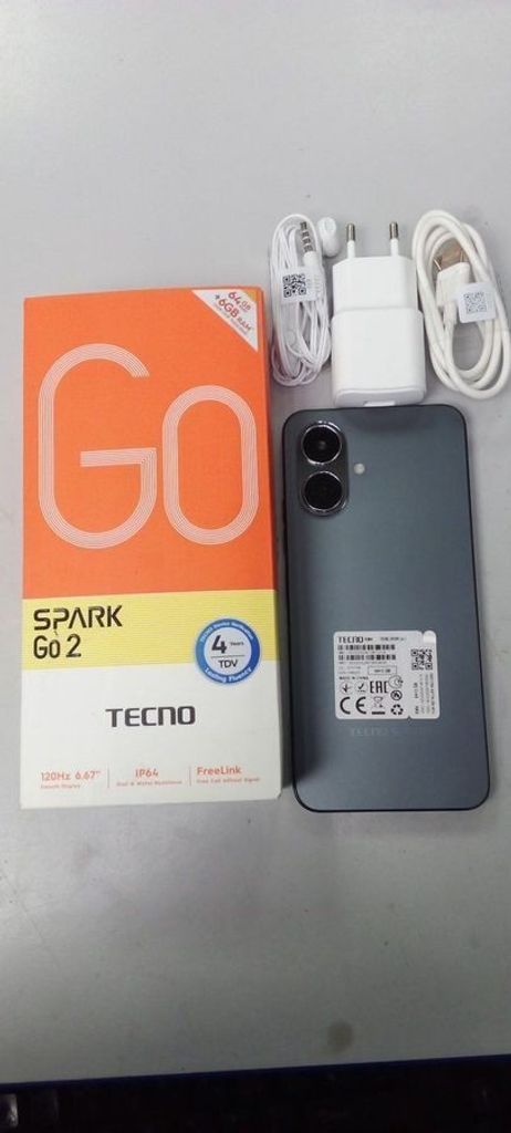 Дешево Tecno spark go 2 km4 3/64gb з ломбарду