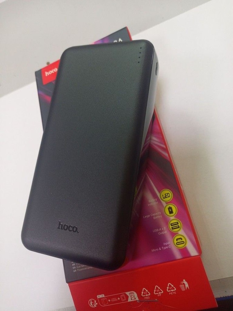 Объявление Hoco J100A High-ranking 20000mAh 10.5W Black Б/У