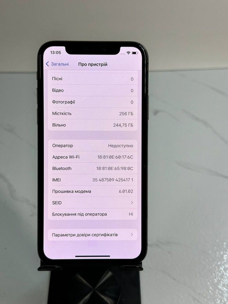 Apple iphone x 256gb Код:01-200957150. Зображення 5