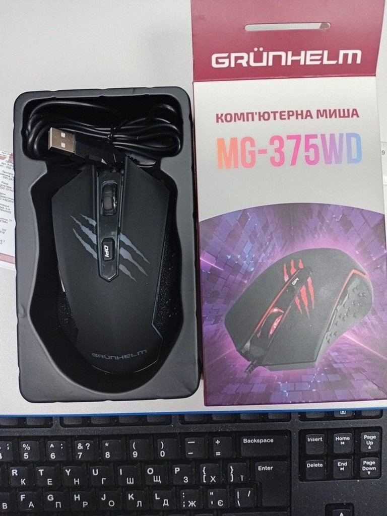 Купить Grunhelm MG-375WD Black Red Б/У