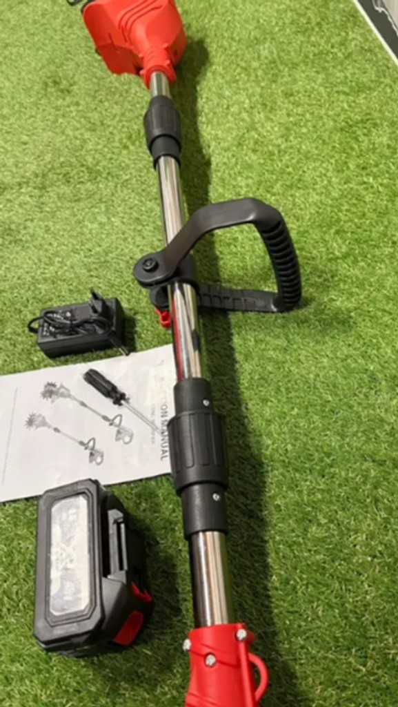 Дешиво Cultivator 48V ручний для міста, теплиць та клумб, 2 АКБ Червоний с ломбарда