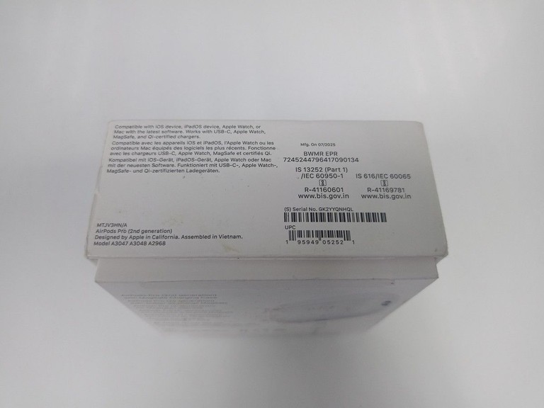 Apple airpods pro 2nd generation with magsafe charging case usb-c Код:01-201019464. Зображення 7