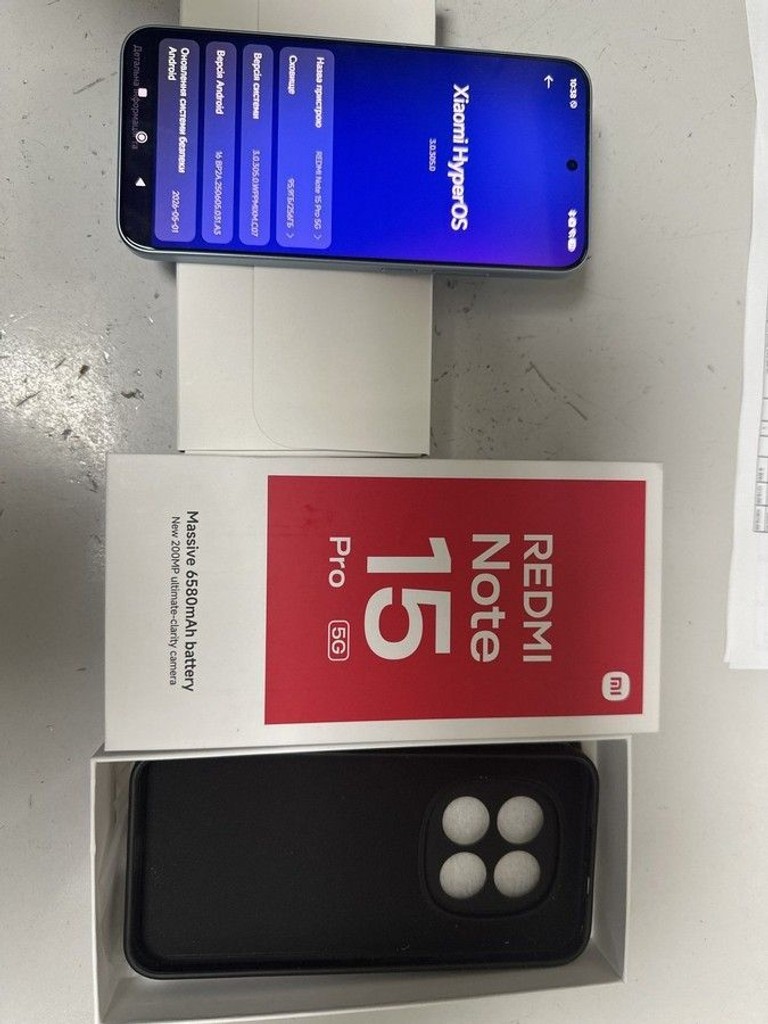Купить Xiaomi Redmi Note 15 Pro 5G 8/256GB Glacier Blue Б/У