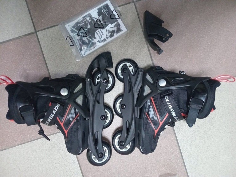 Оголошення Rollerblade Spitfire SL 2017 / размер 28-32 black/red Б/У
