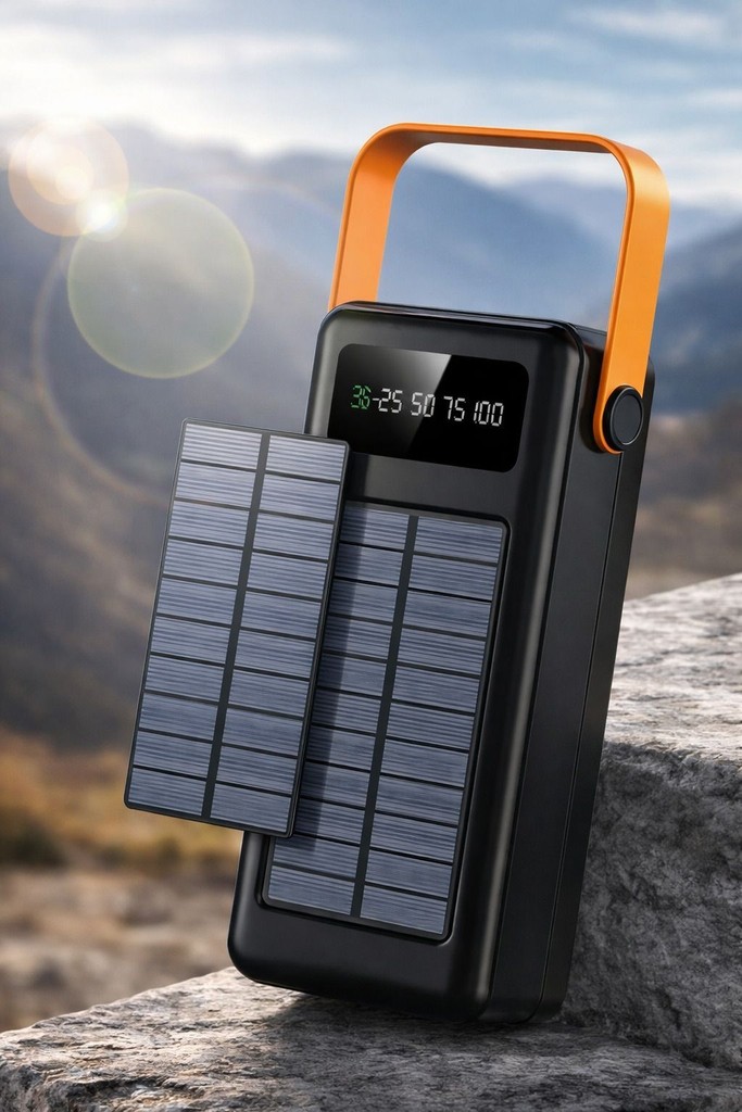 Оголошення Зовнішній акумулятор / Повербанк YM-636CX 60000mAh / Power Bank SOLAR 4хUSB Б/У