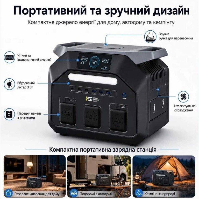 IEE P1800 1800W 1024Wh LiFePO4 Нова Код:null. Зображення 9