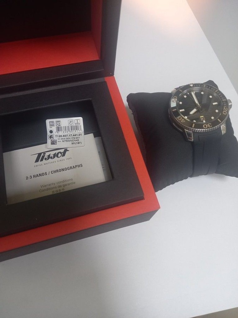 Tissot t120607a iso 6425 diver's watch 600m Код:01-201004249. Зображення 11