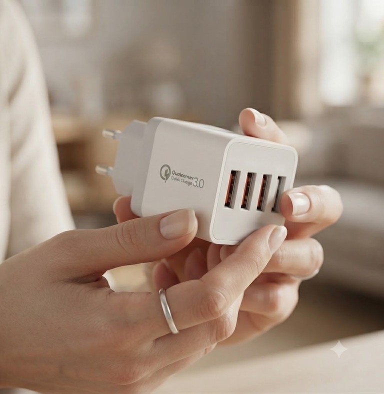 Fast Charge 220v 4 USB D22 Код:null. Изображение 4