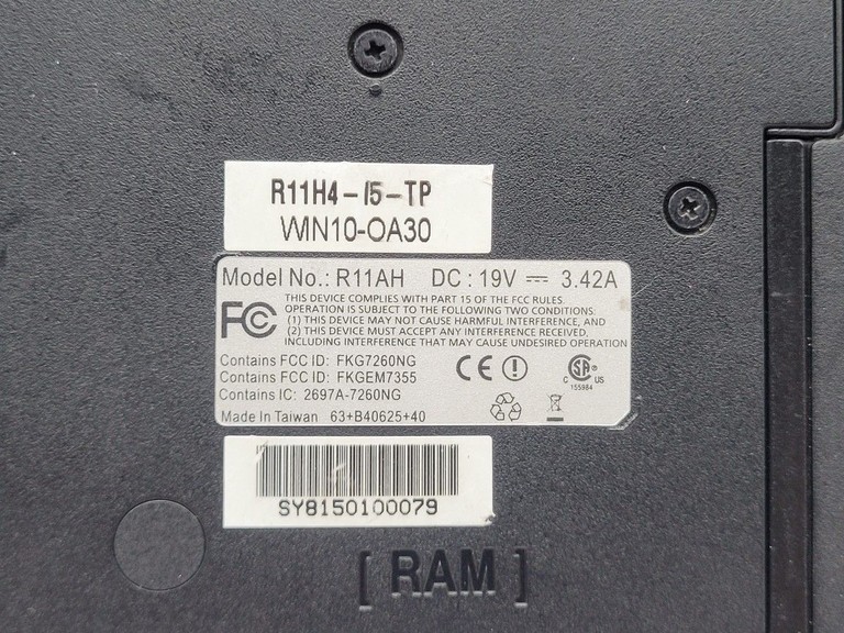 Durabook r11ah i5-5200u cpu 2.2ghr/ddr3 4gb/ssd128gb/hd graphiics 5500 Код:01-201122447. Зображення 5
