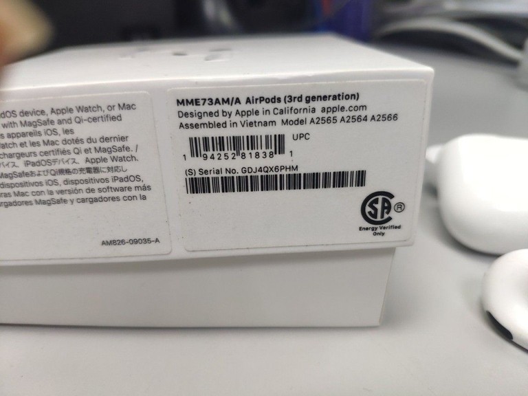 Оголошення Apple airpods 3rd generation Б/У