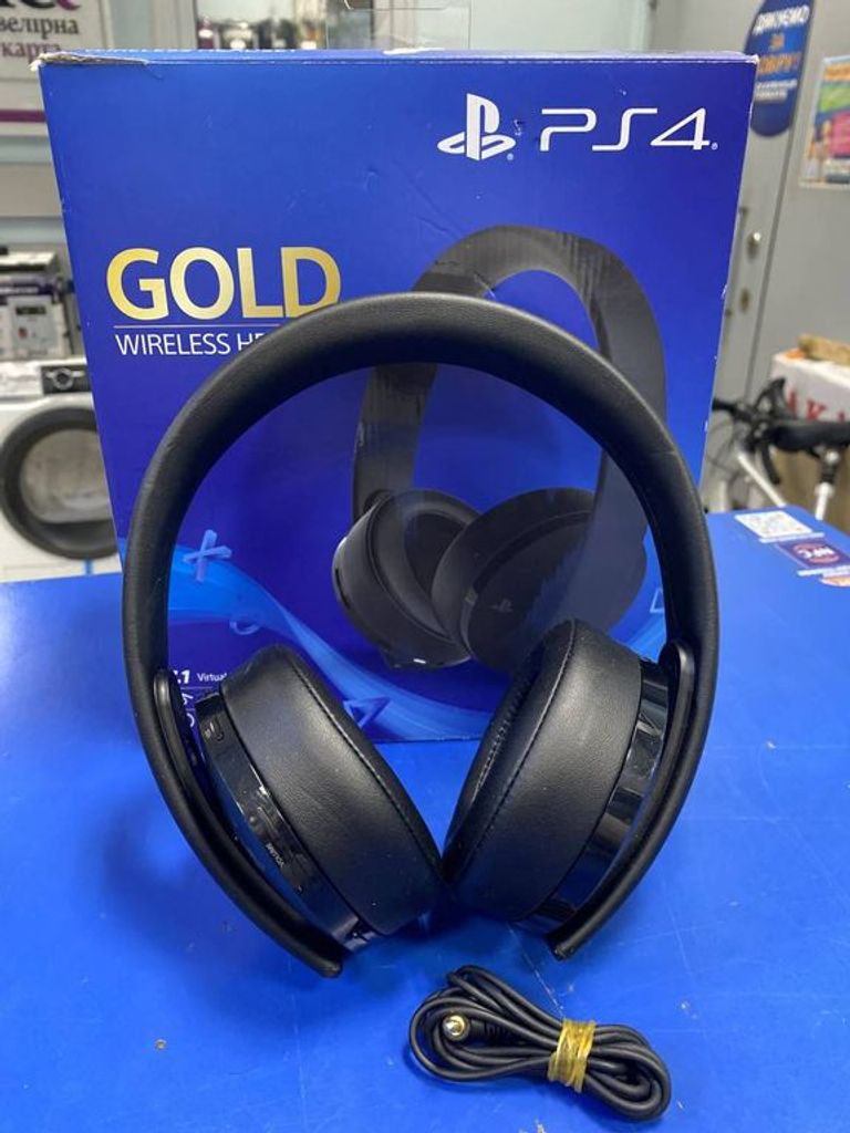 Купить Sony playstation gold wireless headset Б/У